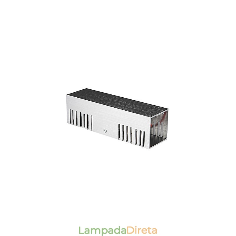 Luminária de parede moderna com design de luz difusa 2 tons cúbicos