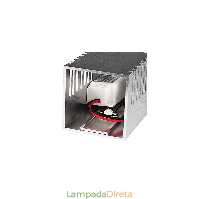 Luminária de parede moderna com design de luz difusa 2 tons cúbicos