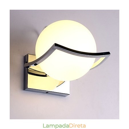 Apliques de parede de vidro Moderno Contemporâneo Metal Apliques de parede de vidro Moderno Contemporâneo Metal