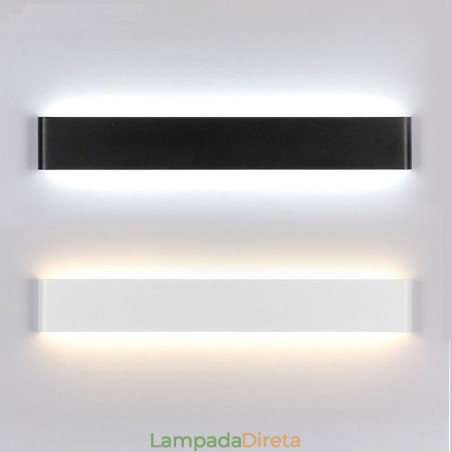Luminárias de parede contemporâneas longas e modernas e arandelas para iluminação interna de parede de metal IP 44 para banheiro, quarto, sala de estar Luminárias de parede contemporâneas longas e modernas e arandelas para iluminação interna de parede de metal IP 44 para banheiro, quarto, sala de estar