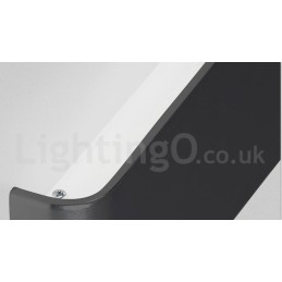 Luminárias de parede contemporâneas longas e modernas e arandelas para iluminação interna de parede de metal IP 44 para banheiro, quarto, sala de estar