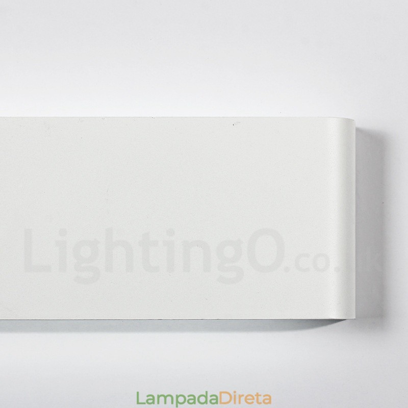 Luminárias de parede contemporâneas longas e modernas e arandelas para iluminação interna de parede de metal IP 44 para banheiro, quarto, sala de estar