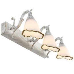 Arandelas de parede Iluminação de banheiro Luzes de parede de leitura Mini estilo rústico Lodge Metal