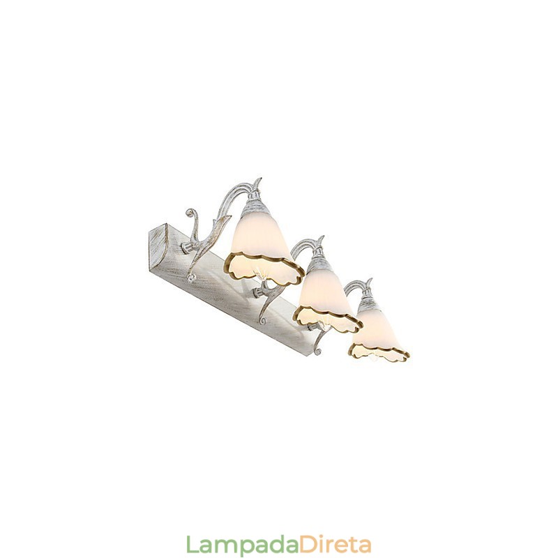 Arandelas de parede Iluminação de banheiro Luzes de parede de leitura Mini estilo rústico Lodge Metal
