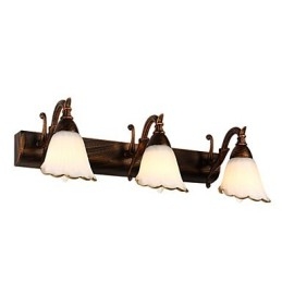 Arandelas de parede Iluminação de banheiro Luzes de parede de leitura Mini estilo rústico Lodge Metal