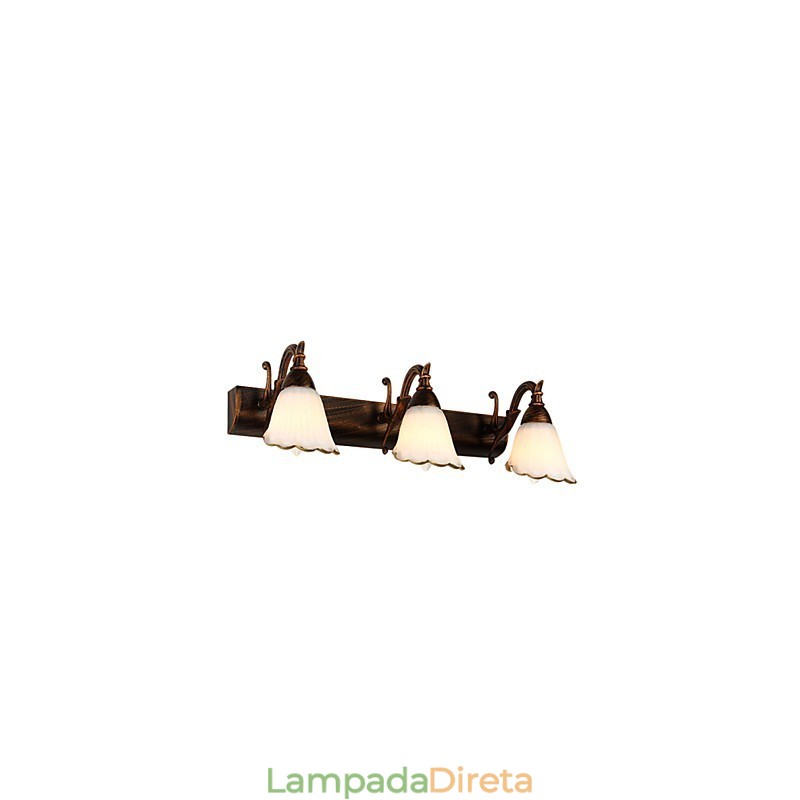 Arandelas de parede Iluminação de banheiro Luzes de parede de leitura Mini estilo rústico Lodge Metal