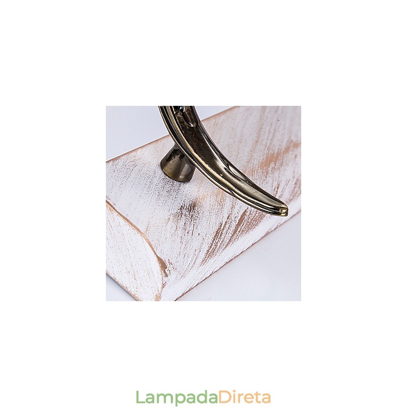 Apliques de parede para banheiro moderno e contemporâneo em metal