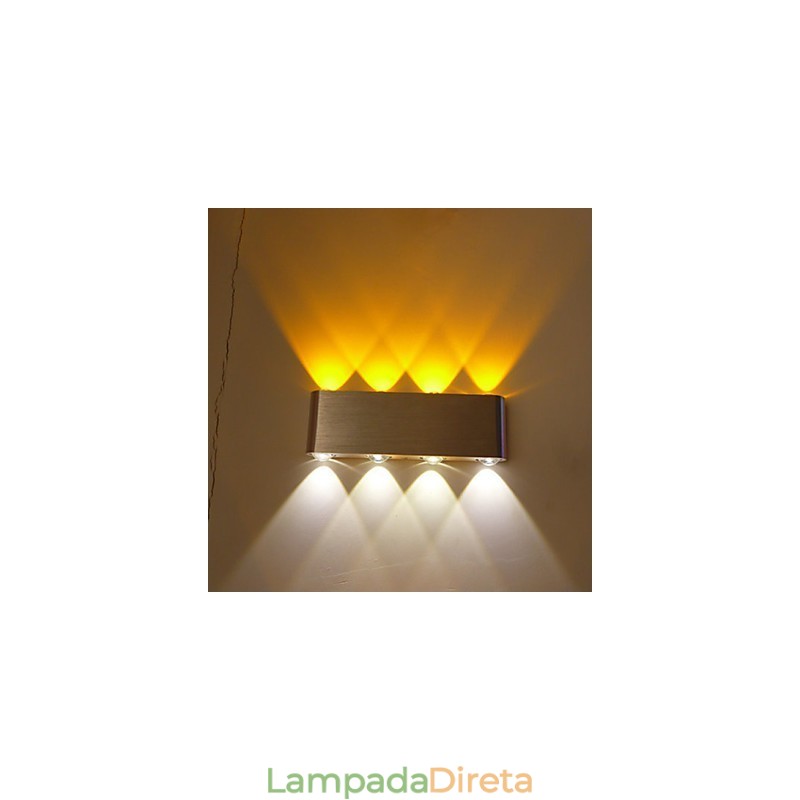 Lâmpada Multi T Temperatura de Cor Modelo de Barra Criativa Arandelas de Parede Metal 85 265V