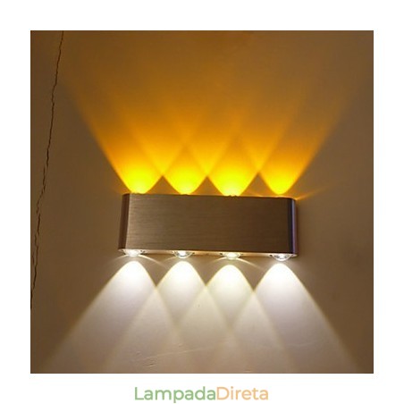 Lâmpada Multi T Temperatura de Cor Modelo de Barra Criativa Arandelas de Parede Metal 85 265V Lâmpada Multi T Temperatura de Cor Modelo de Barra Criativa Arandelas de Parede Metal 85 265V