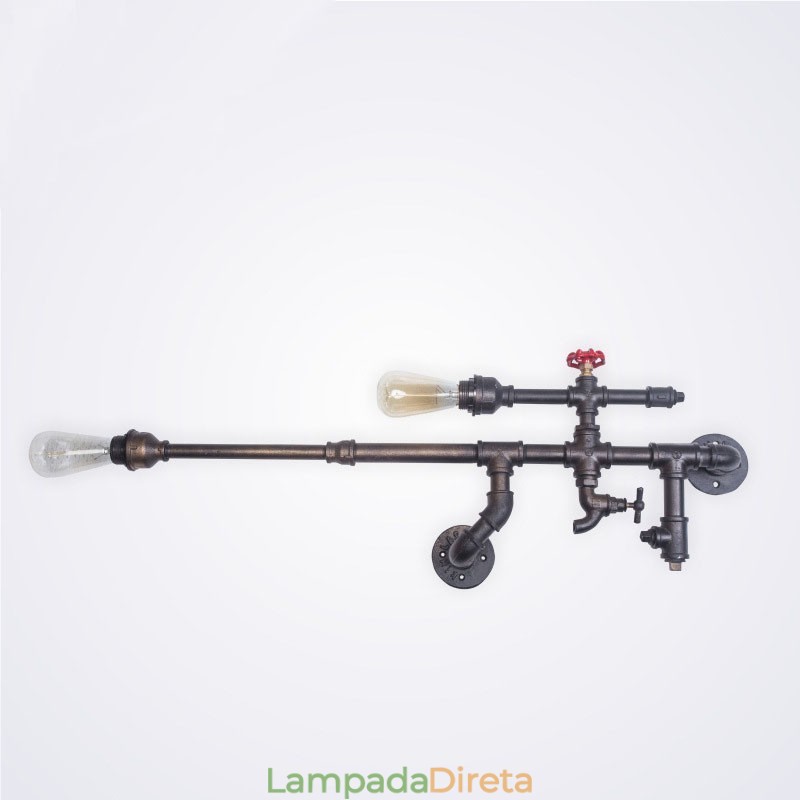 Luminária de parede industrial vintage, banheiro, cozinha, tubo de jantar, luz edison, luxo, sala de jantar, arandelas, lamparas fj db2 014a0