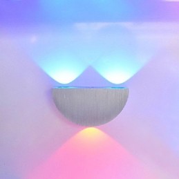 Mini Estilo Flush Mount Wall Lights Moderno Contemporâneo Metal