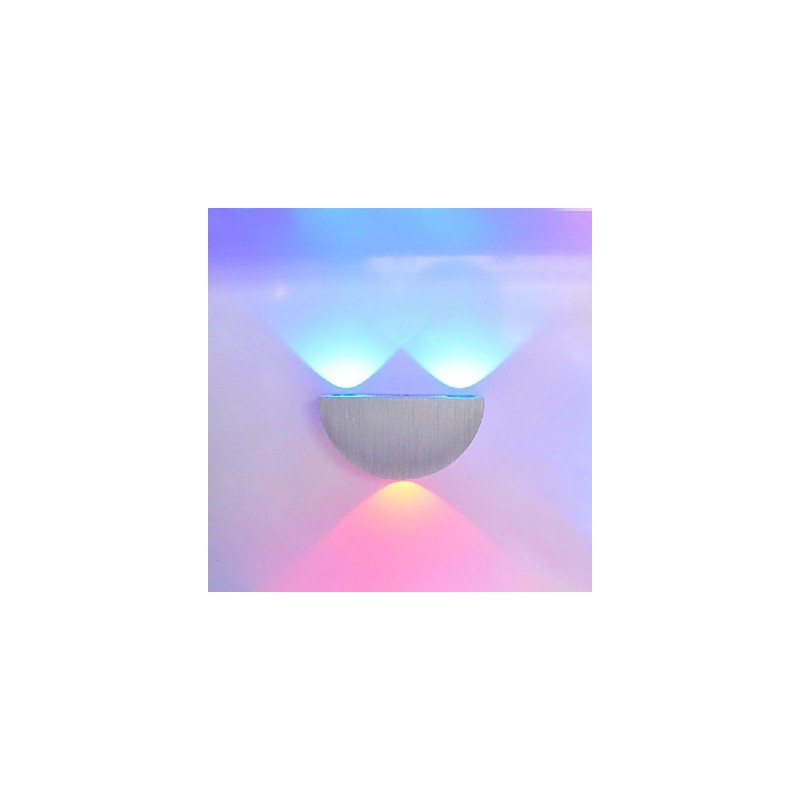 Mini Estilo Flush Mount Wall Lights Moderno Contemporâneo Metal