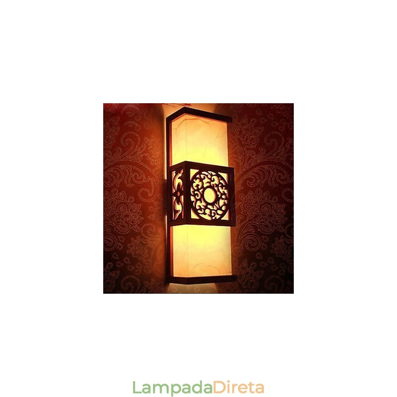Luminária de parede clássica em pele de carneiro Archaize Corridor Corridor
