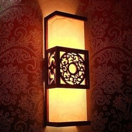 Luminária de parede clássica em pele de carneiro Archaize Corridor Corridor