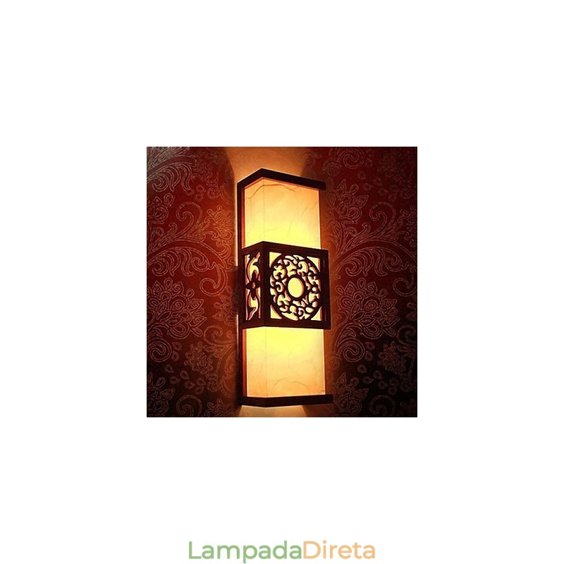 Luminária de parede clássica em pele de carneiro Archaize Corridor Corridor