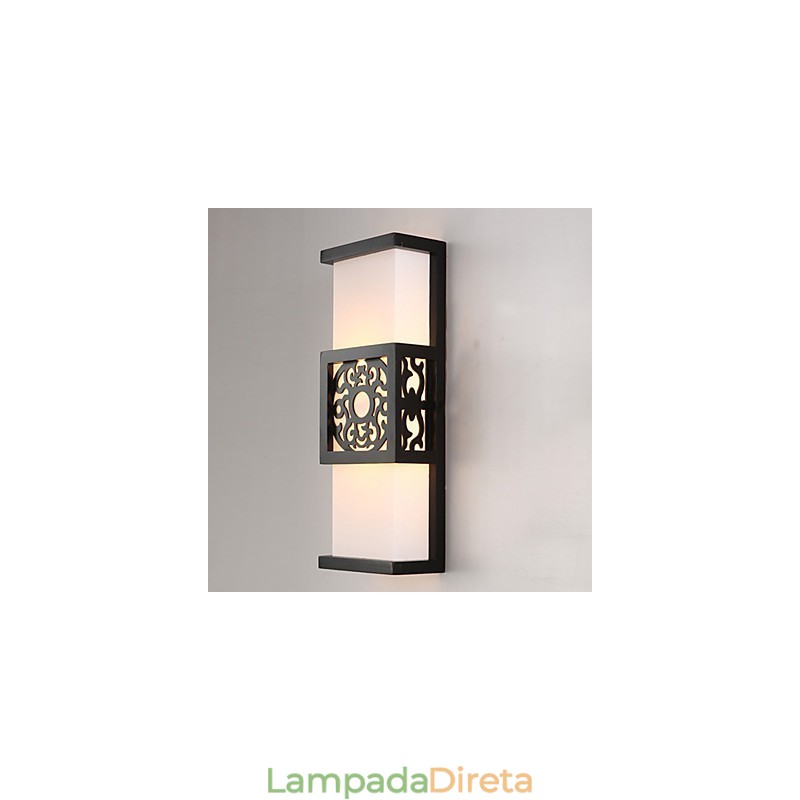 Luminária de parede clássica em pele de carneiro Archaize Corridor Corridor