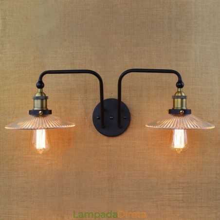 Estilo nórdico industrial personalidade criativa quarto interior mediterrâneo café parede vidro duplo ferro Estilo nórdico industrial personalidade criativa quarto interior mediterrâneo café parede vidro duplo ferro