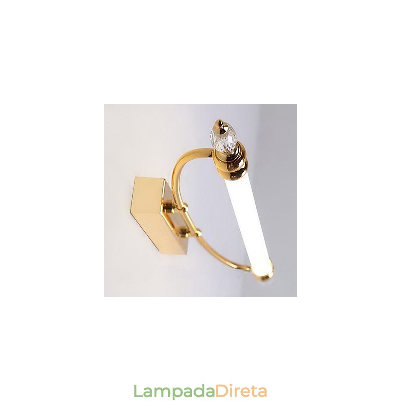 Iluminação de banheiro moderna contemporânea Metal
