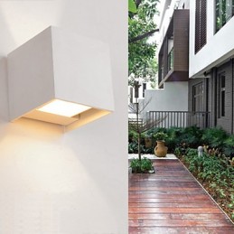 6W Arandelas de parede modernas contemporâneas de metal