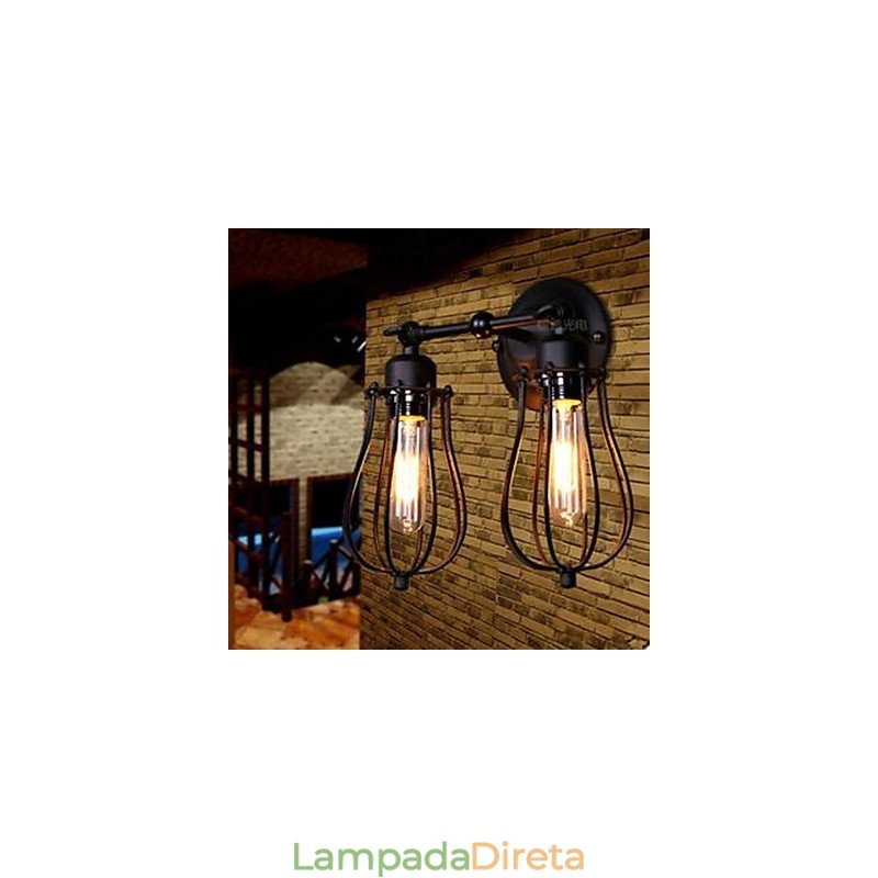 Luminária de parede Township Double Grapefruit