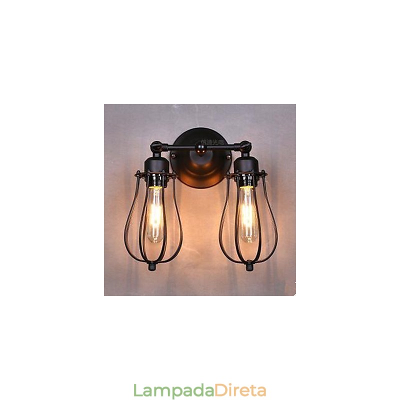 Luminária de parede Township Double Grapefruit