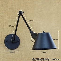 Industrial Air Creative Personalidade Long Arm Bar Café Simplesmente Decorado Luminária de Parede Decorativa
