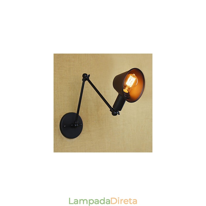 Industrial Air Creative Personalidade Long Arm Bar Café Simplesmente Decorado Luminária de Parede Decorativa