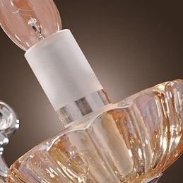 Elegante Luminária de Parede de Cristal com 2 Luzes