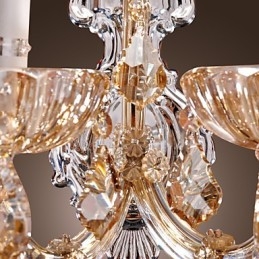 Elegante Luminária de Parede de Cristal com 2 Luzes
