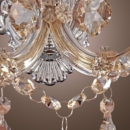 Elegante Luminária de Parede de Cristal com 2 Luzes