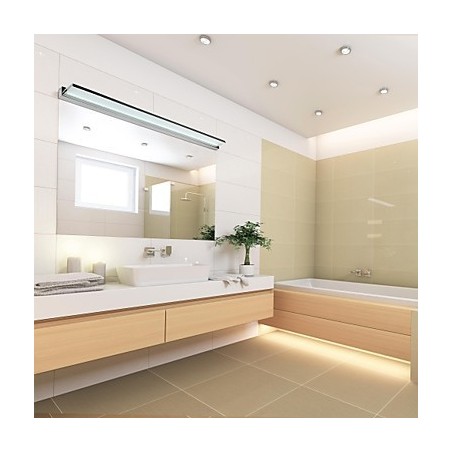 Luminária Espelho Aço Inox e Acrílico Luminária Espelho Aço Inox e Acrílico
