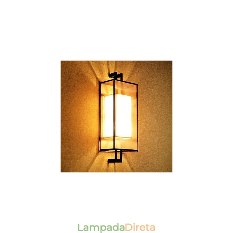 Luminária de parede de vidro nórdico retrô rústica, arandela de cabeceira para quarto, luminárias de parede industriais vintage