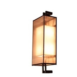 Luminária de parede de vidro nórdico retrô rústica, arandela de cabeceira para quarto, luminárias de parede industriais vintage