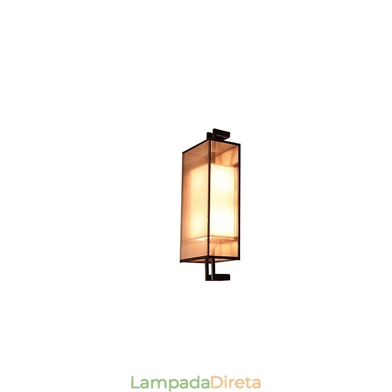 Luminária de parede de vidro nórdico retrô rústica, arandela de cabeceira para quarto, luminárias de parede industriais vintage