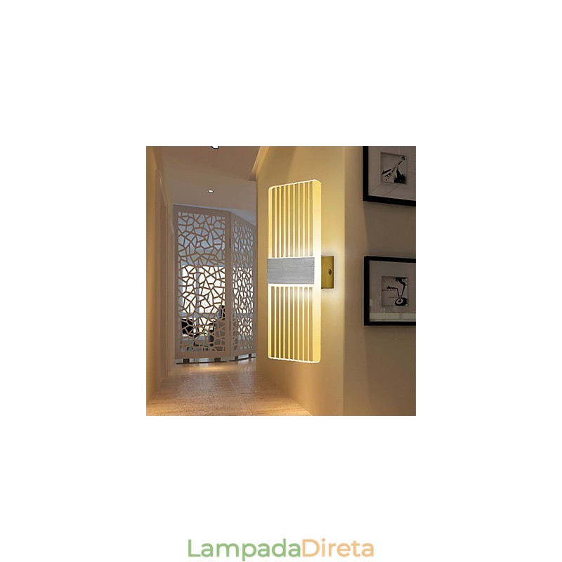 Luminária de parede criativa, simples, moderna e moderna