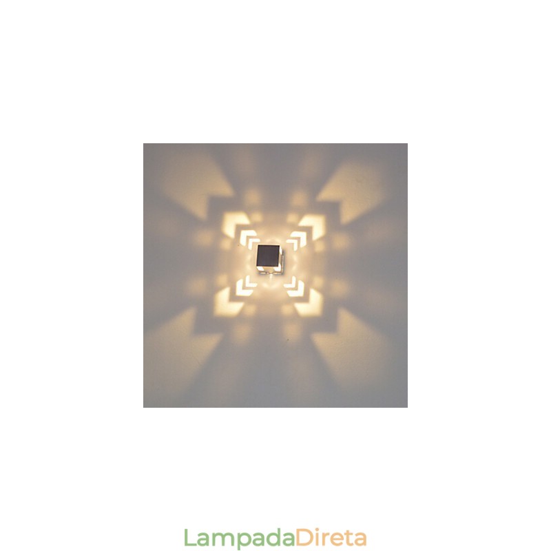 Apliques de parede Moderno Contemporâneo 6*6*7cm