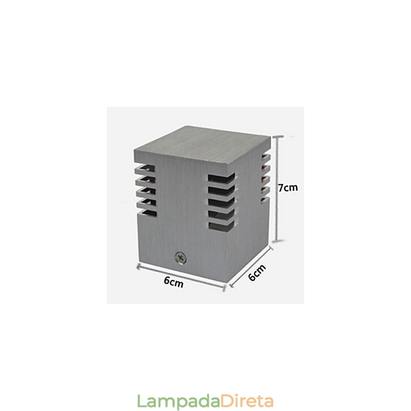 Apliques de parede Moderno Contemporâneo 6*6*7cm