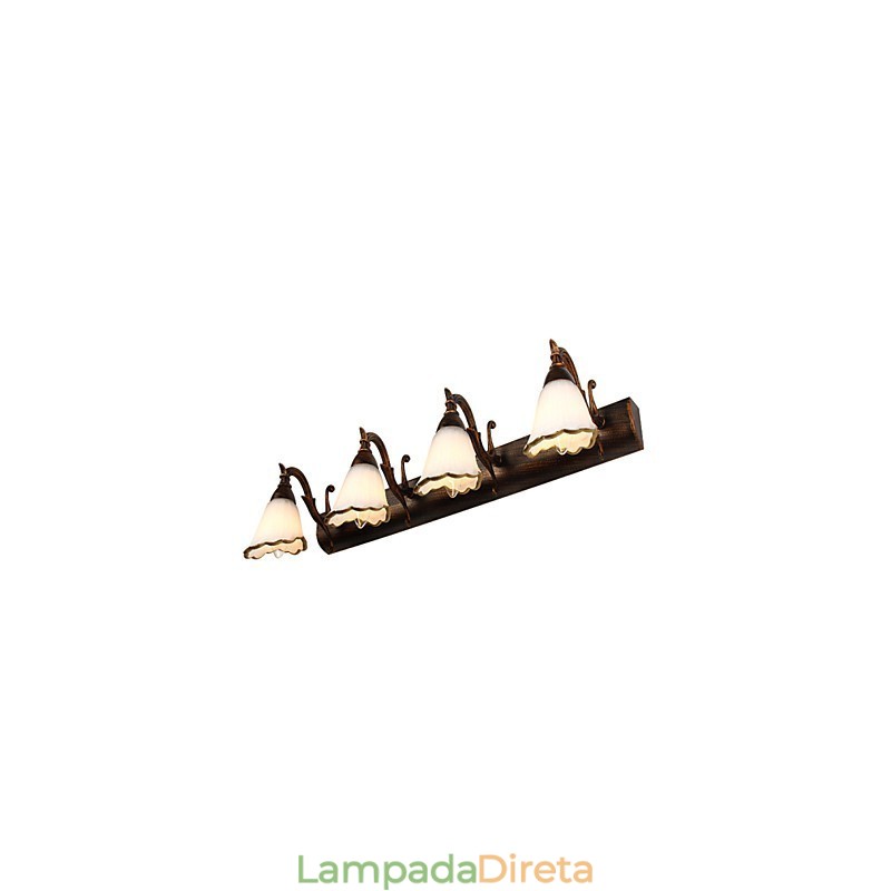 Arandelas de parede Iluminação de banheiro Luzes de parede de leitura Mini estilo rústico Lodge Metal