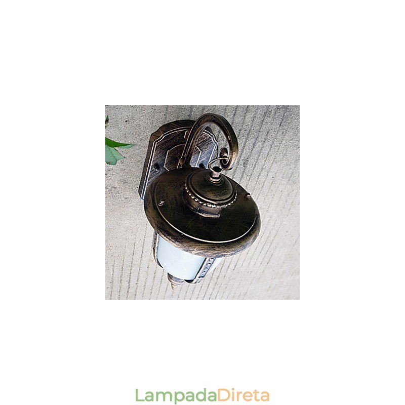 Luminárias de parede externas tradicionais clássicas de metal