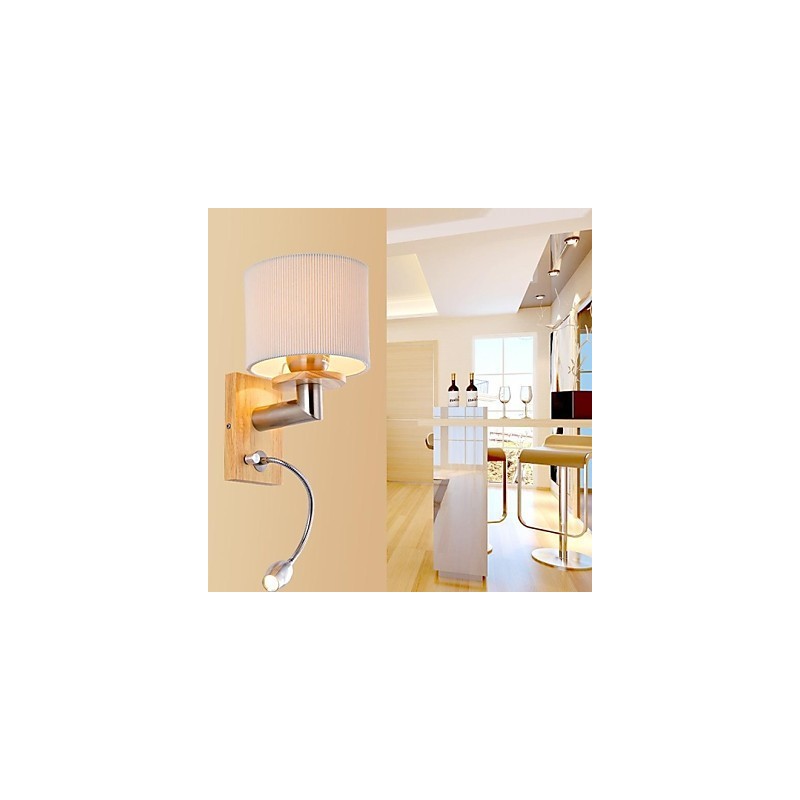 Luminária de parede One Light com luz de leitura