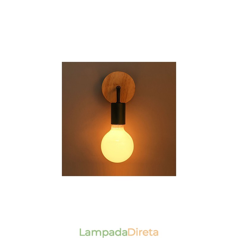 110V 220V IRON Edison Luz de parede interna Corredor escadas Arandela Lâmpada Luminária Preto Branco