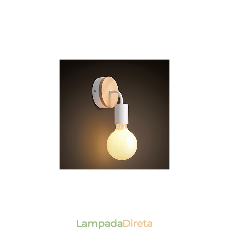 110V 220V IRON Edison Luz de parede interna Corredor escadas Arandela Lâmpada Luminária Preto Branco