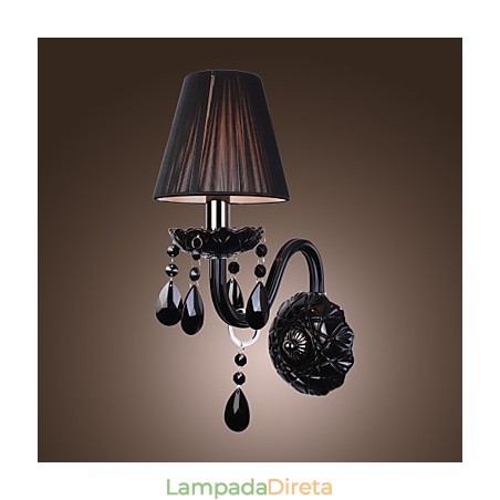 Luzes de parede de cristal de vela vidro contemporâneo moderno