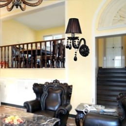 Luzes de parede de cristal de vela vidro contemporâneo moderno