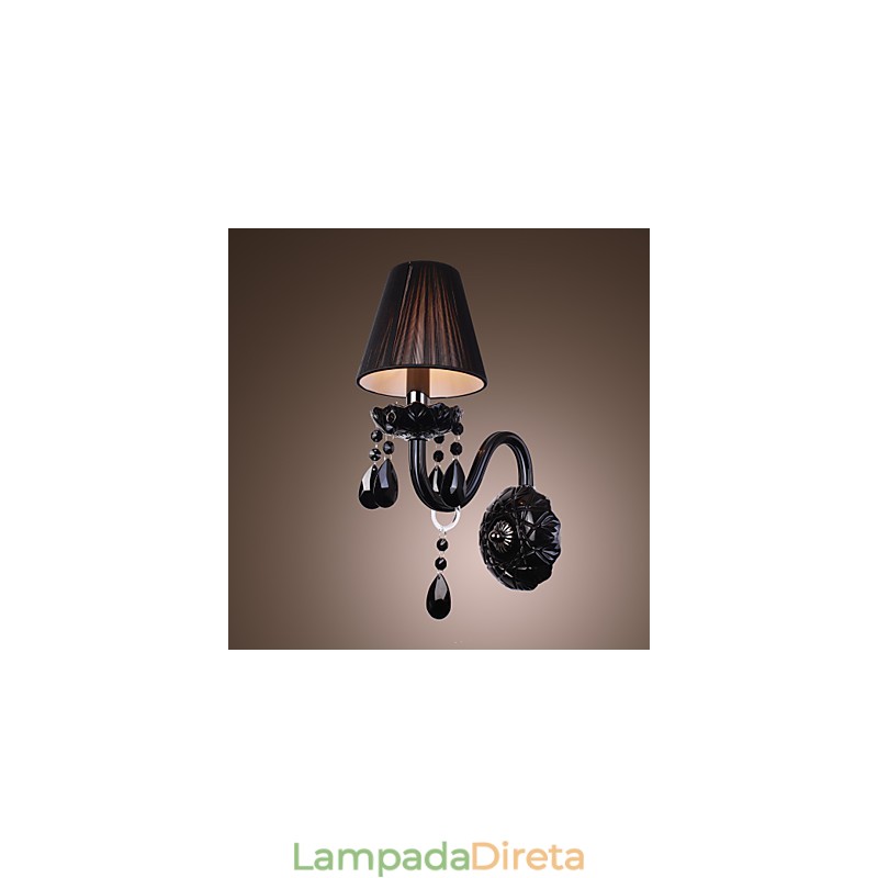 Luzes de parede de cristal de vela vidro contemporâneo moderno