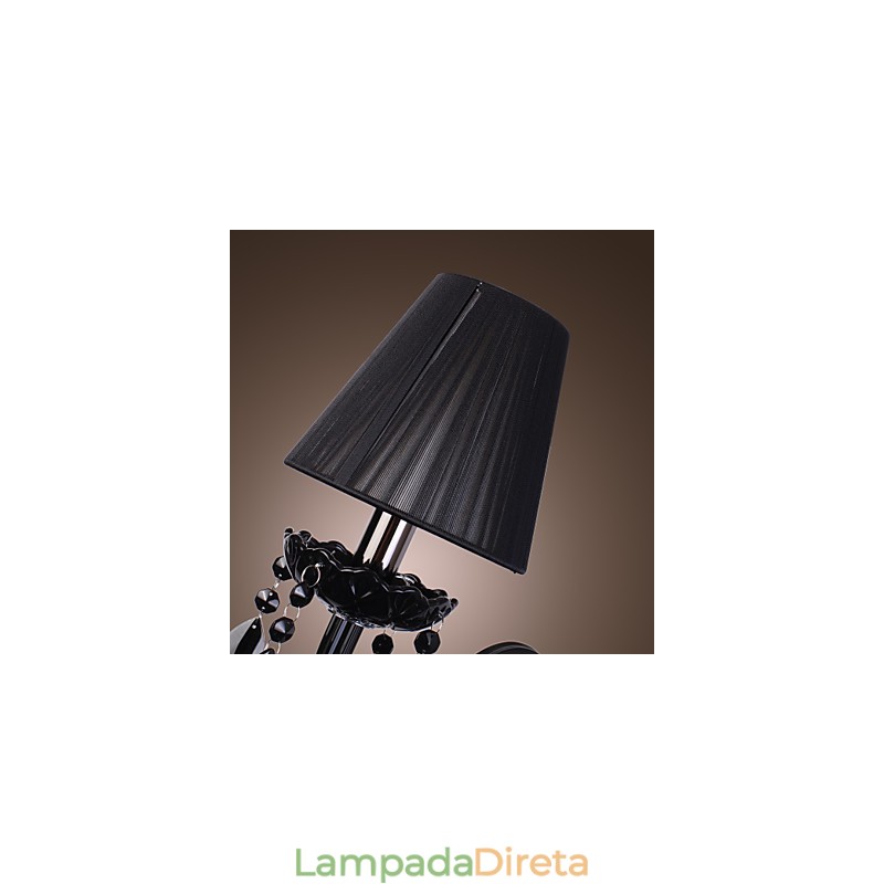 Luzes de parede de cristal de vela vidro contemporâneo moderno