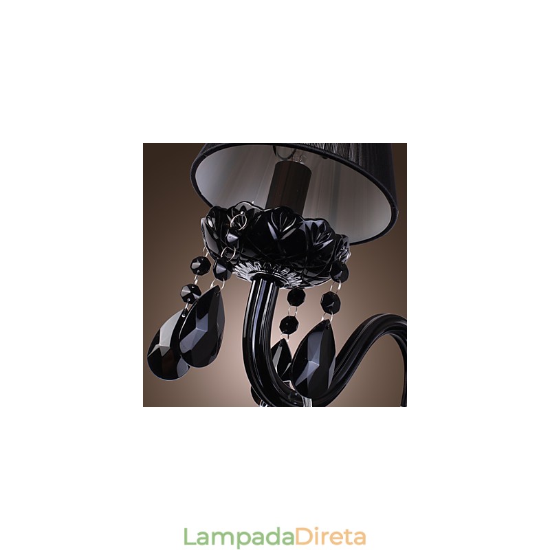 Luzes de parede de cristal de vela vidro contemporâneo moderno