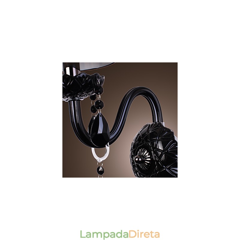 Luzes de parede de cristal de vela vidro contemporâneo moderno