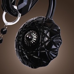 Luzes de parede de cristal de vela vidro contemporâneo moderno