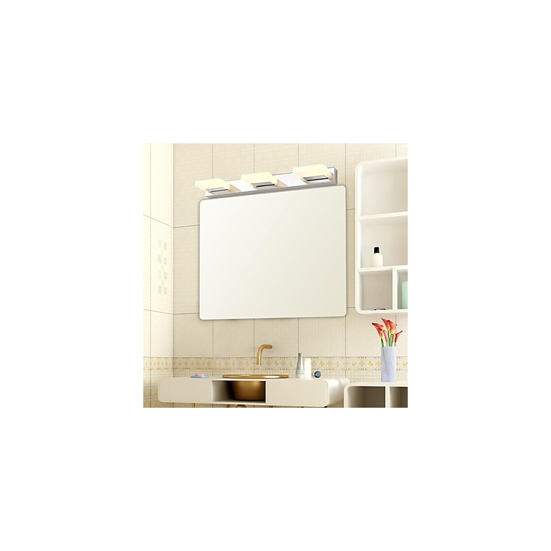 Luminária Espelho Aço Inox e Acrílico